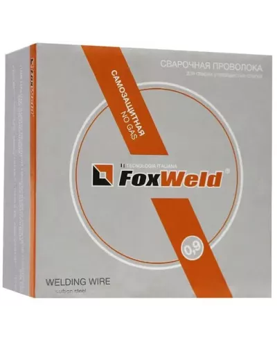 Foxweld Проволока сварочная самозащитная порошковая E71T-GS д.0.8мм, 0,9кг D100 (пр-во FoxWeld/КНР)