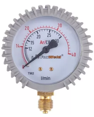 FoxWeld Манометр для редуктора WR500 (аргон/углекислота) НД (пр-во FoxWeld/КНР)