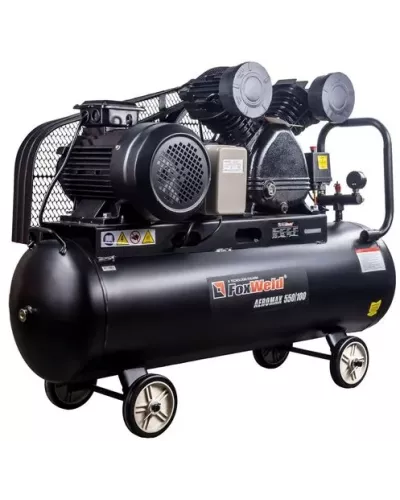 Компрессор масляный ременной AEROMAX 550/100