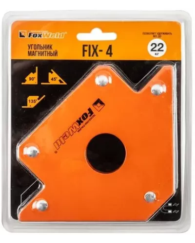 Угольник магнитный FIX-4 (45/90/135град, до 22кг)