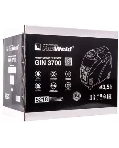 Инверторный генератор Foxweld GIN 3700 (пр-во FoxWeld/КНР)
