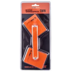 Держатель магнитный TWIN шарнирный (двойной, 0-360 град, усилие 2 х 22кг)