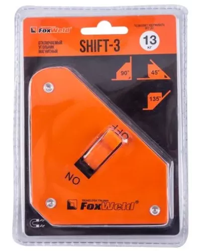 Угольник магнитный SHIFT-3 отключаемый (45/90/135град, до 13кг)