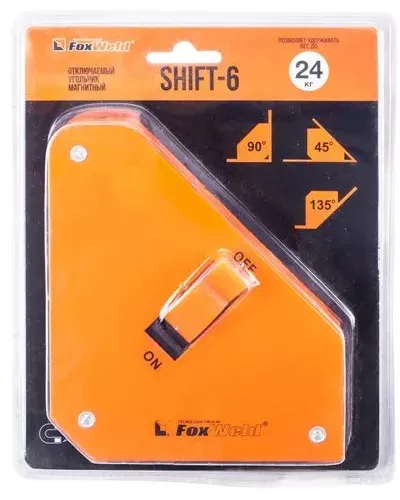 Угольник магнитный SHIFT-6 отключаемый (пр-во FoxWeld/КНР)