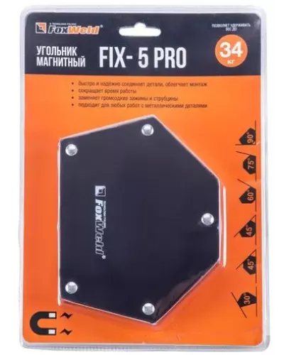 Угольник магнитный FIX-5Pro (пр-во FoxWeld/КНР)