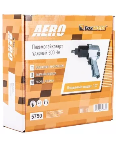 Ударный пневмогайковерт 600 Нм AERO