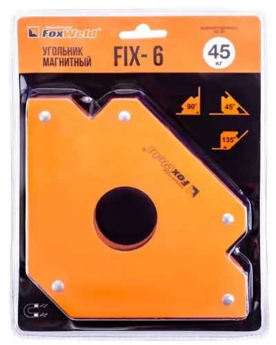 Угольник магнитный FIX-6 (пр-во FoxWeld/КНР)