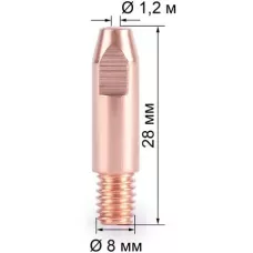 Наконечник M6х28х1.2 (140.0379/MD0009-12) VARTEG