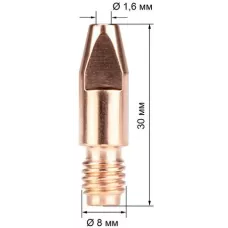 Наконечник M8х30х1.6 (140.0587/MD0005-16) VARTEG