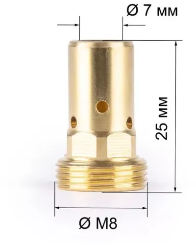 Varteg Держатель након. M8 (MIG-500) (142.0022/МЕ0390, EP-500/МВ-501, пр-во FoxWeld/КНР)