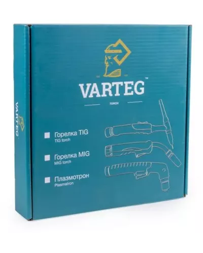 Varteg Горелка TIG-26 4м (разъем 35мм2, с кнопкой, пр-во FoxWeld/КНР)