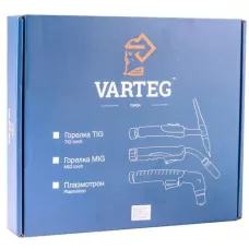 Varteg Горелка TIG-18 8м (разъем 35мм2, с кнопкой, ж/охл.) (пр-во FoxWeld/КНР)