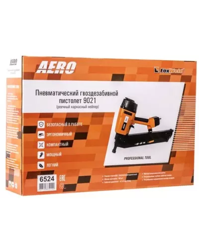 Пневматический гвоздезабивной пистолет – реечный нейлер AERO 9021