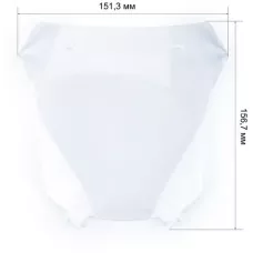 Поликарбонатное стекло внешнее 156.7х151.3х29.5 TOPSHIELD