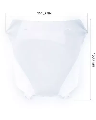 Поликарбонатное стекло внешнее 156.7х151.3х29.5 TOPSHIELD