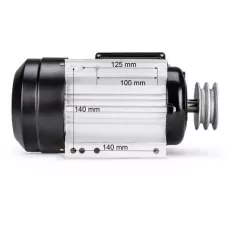 Электродвигатель в сборе со шкивом AEROMAX YL-90L-2