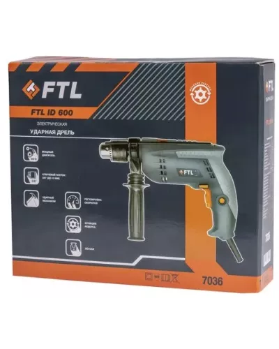 Сетевая ударная дрель FTL ID 600