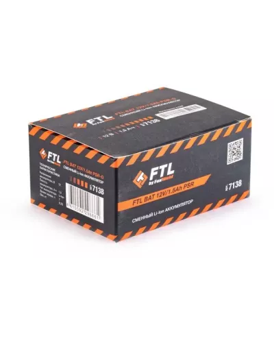 Сменный Li-Ion аккумулятор FTL BAT 12V/1.5Ah PSR