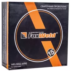 Проволока сварочная омедненная Св.08Г2С (ан.ER70S-6) Foxweld д. 1,2мм, D300, 15кг (Россия)