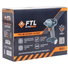 Аккумуляторный ударный гайковёрт FTL IW 20/330-1/2 EVO
