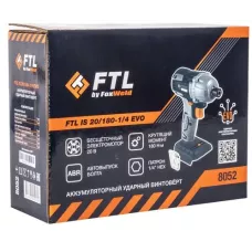 Аккумуляторный ударный винтовёрт FTL IS 20/180-1/4 EVO