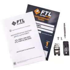 Аккумуляторная ударная дрель-шуруповёрт FTL PSR-I 20V EVO