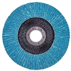 Круг лепестковый для шлифования по нержавеющей стали FTL Ergo цирконий 27 125 х 22,2 мм P60