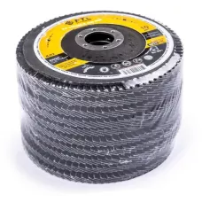 Круг лепестковый для шлифования по нержавеющей стали FTL Ergo цирконий 27 125 х 22,2 мм P60