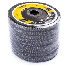 Круг лепестковый для шлифования по нержавеющей стали FTL Ergo цирконий 29 125 х 22,2 мм P40