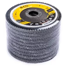 Круг лепестковый для шлифования по нержавеющей стали FTL Ergo цирконий 29 125 х 22,2 мм P60