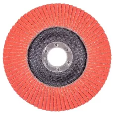 Круг лепестковый с керамическим абразивом для шлифования по нержавеющей стали FTL Everest 29 125 х 22,2 мм P40