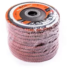 Круг лепестковый с керамическим абразивом для шлифования по нержавеющей стали FTL Everest 29 125 х 22,2 мм P60