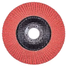 Круг лепестковый с керамическим абразивом для шлифования по нержавеющей стали FTL Everest 29 125 х 22,2 мм P80