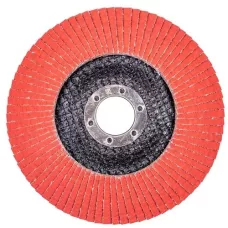 Круг лепестковый с керамическим абразивом для шлифования по нержавеющей стали FTL Everest 29 125 х 22,2 мм P100