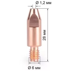 Наконечник M6х28х1.2 (140.0379/MD0009-12)