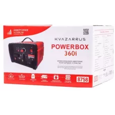 Инверторное пуско-зарядное устройство KVAZARRUS PowerBox 360i, таймер, цветная коробка