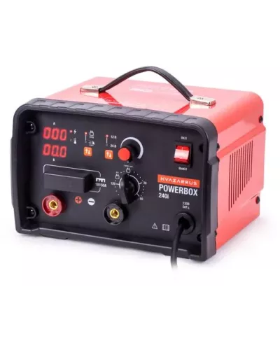 Инверторное пуско-зарядное устройство KVAZARRUS PowerBox 240i, таймер, пластиковый кейс