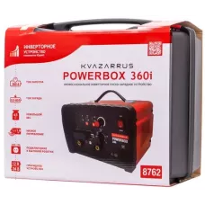 Инверторное пуско-зарядное устройство KVAZARRUS PowerBox 360i, таймер, пластиковый кейс