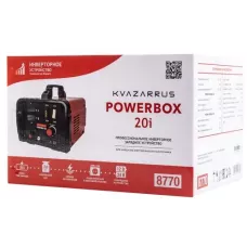 Инверторное зарядное устройство KVAZARRUS PowerBox 20i, цветная коробка