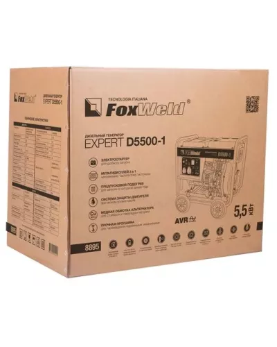 Дизельный генератор FoxWeld Expert D5500-1