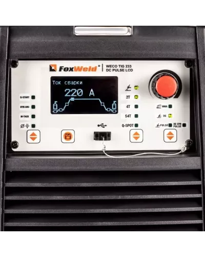 Аппарат аргонодуговой сварки WECO TIG 233 DC PULSE LCD