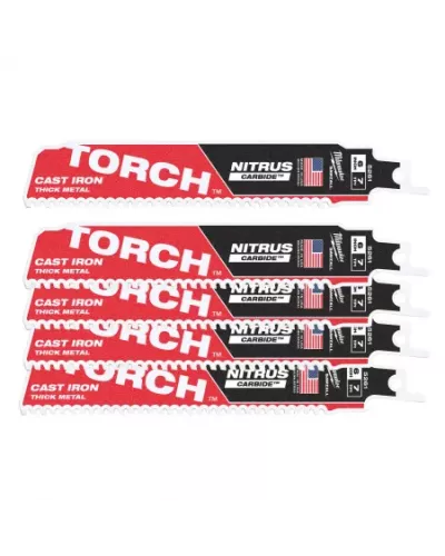 Полотно для саб. пилы TORCH™ NITRUS CARBIDE™ 150 x 7 (5шт) Milwaukee