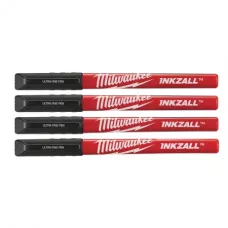 Маркеры INKZALL со сверхтонким наконечником 4 шт Milwaukee
