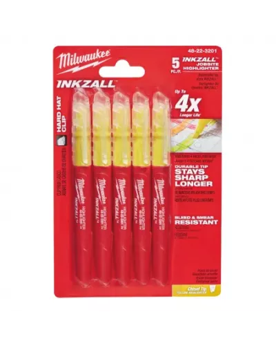 INKZALL™ Текстмаркер - желтый Milwaukee