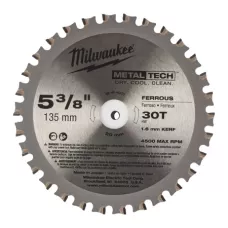 Пильный диск по металлу 135х20 30 зубьев Milwaukee