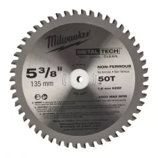 Пильный диск по металлу 135х20 50 зубьев Milwaukee