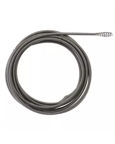 Троссик для прочистной машины 8мм x 7.6м spiral, bulb auger, шт Milwaukee
