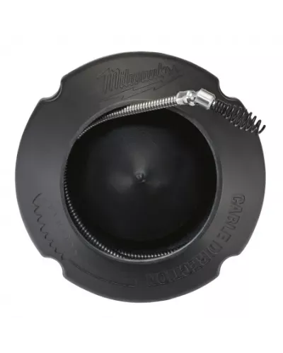 Троссик для прочистной машины 6мм x 7.6м spiral, pivot bulb auger + барабан Milwaukee
