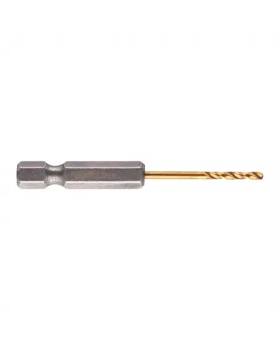 Сверла по металлу Shockwave HSS-G TiN Red Hex 2 mm - 2 шт Milwaukee