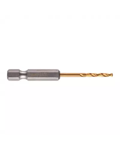 Сверла по металлу Shockwave HSS-G TiN Red Hex 2.5 mm - 2 шт Milwaukee